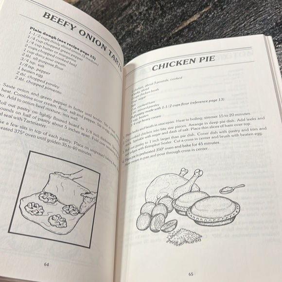 RARE TART Recipes BOOK Pasta Pies Pastries Recipes Ursula Kaiser, 116 pages VTG - Picture 14 of 16